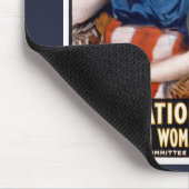 Word Amerika wakker!  Patriottische Freedom Art Muismat (Hoek)