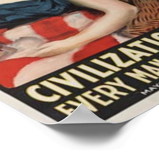 Word Amerika wakker! Poster (Hoek)