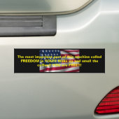 Word Amerikaans! Bumpersticker (Op auto)