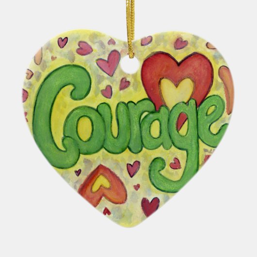 Word Art aangepaste feestdagen stimuleren Gift Orn Keramisch Ornament (Voorkant)