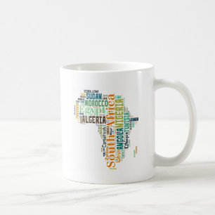 Word Art Afrika Koffiemok