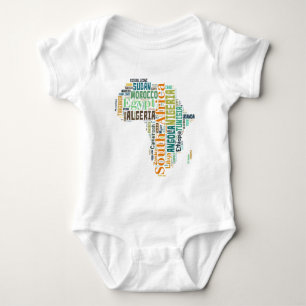 Word Art Afrika Romper