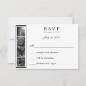 Word Art Alphabet Photography LOVE RSVP Card (Voorkant)