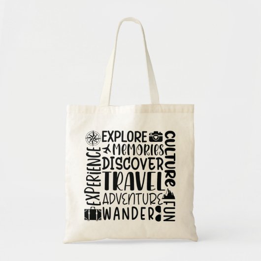 Word Art Canvas tas (Voorkant)