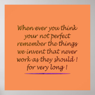 WORD ART GEDICHT OVER PERFECT VERHEFFEND ZIJN POSTER