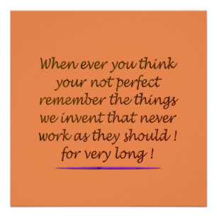 WORD ART GEDICHT OVER PERFECT VERHEFFEND ZIJN POSTER