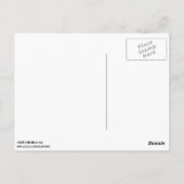 Word Art: Hartelijk dank in meerdere talen - Aqua  Briefkaart (Achterkant)