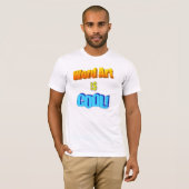 Word Art is cool! T-shirt (Voorkant volledig)