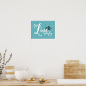 Word Art "Live Simply" | POSTER (Keuken)