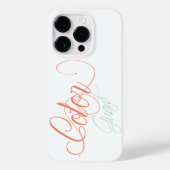 Word Art met kleurenbeschermster Case-Mate iPhone Case (Achterkant)