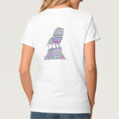 Word Art-Roaring Tiger T-shirt (Achterkant)