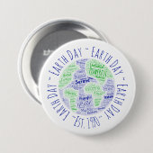 Word Art Ronde Button 7,6 Cm (Voorkant /achterkant)