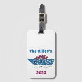 Word Art-tekst over familie, aangepast Bagagelabel (Voorkant (verticaal))