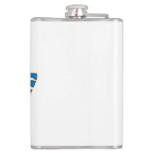 Word Art-tekst over familie, aangepast Heupfles (Achterkant)