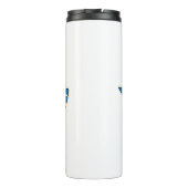 Word Art-tekst over familie, aangepast Thermosbeker (Achterkant)