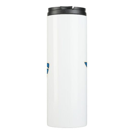 Word Art-tekst over familie, aangepast Thermosbeker (Achterkant)