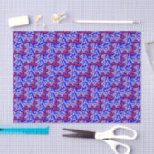 Word Art USA Text, Blue-TISSUE WRAPPING PAPER Tissuepapier (Craft)