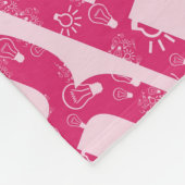 Word Art Voorbeelden van creatief patroonpatroon Fleece Deken (Hoek)