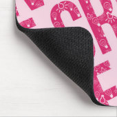 Word Art Voorbeelden van creatief patroonpatroon Muismat (Hoek)