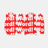 Word! Bedankdoosjes (Uitgevouwen)