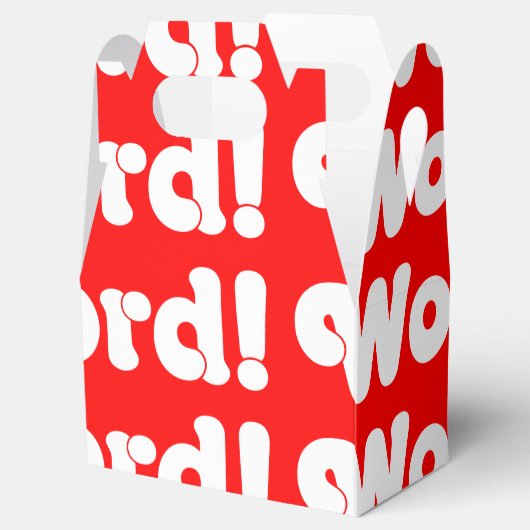 Word! Bedankdoosjes (Geopend)