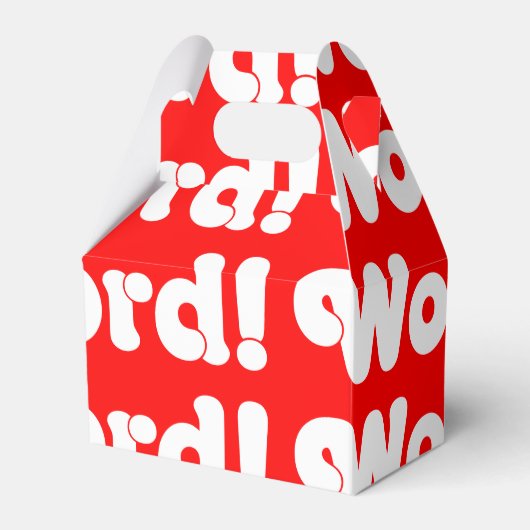 Word! Bedankdoosjes (Voorkant Zijde)