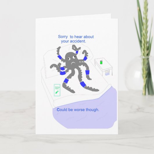 Word beter na een ongeluk kaart (Voorkant)