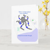 Word beter na een ongeluk kaart (Gele Bloem)