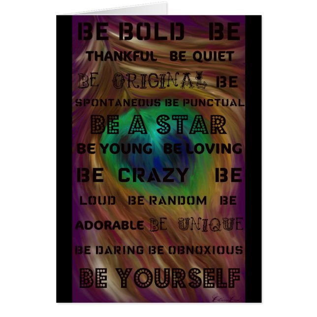 Word Bold Peacock (Voorkant)