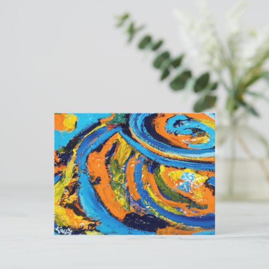 Word Bowled Briefkaart (Staand voorkant)