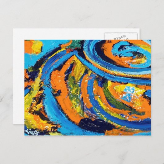 Word Bowled Briefkaart (Voorkant / Achterkant)