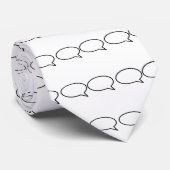 Word Bubble 2 Rechts Trans Het MUSEUM Zazzle Gifts Stropdas (Opgerold)