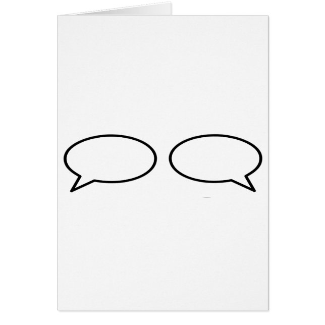 Word Bubble Links Rechts Trans Het Museum Zazzle G (Voorkant)