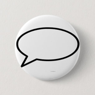 Word Bubble verliet Trans het MUSEUM Zazzle gesche Ronde Button 5,7 Cm