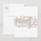 Word Cloud Briefkaart (Voorkant / Achterkant)