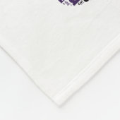 Word Cloud Cat en Paw Print Fleece Deken (Hoek)