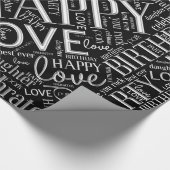 Word Cloud Daughter Silver ID272 van Birthday Cadeaupapier (Hoek)