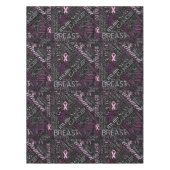 Word Cloud ID261 voor borstkanker Tafelkleed (Voorkant)