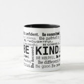 Word Cloud inspirerend woorden Mok (Midden)