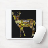 Word Cloud jagen Muismat (Met muis)