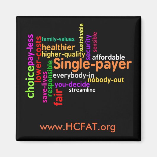 Word Cloud Magnet (Voorkant)