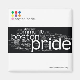 Word Cloud Magnet Square