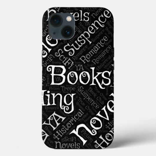 Word Cloud over boeken Case-Mate iPhone Case (Achterkant)