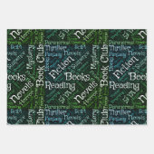 Word Cloud over boeken Inpakpapier Vel (Voorkant 3)