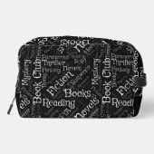 Word Cloud over boeken Toilettasje (Achterkant)