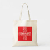Word Cloud over Zwitserland Tote Bag (Achterkant)