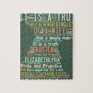 Word Cloud Pride en Prejudice Legpuzzel