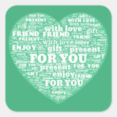 Word Cloud Stickers (Voorkant)