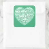 Word Cloud Stickers (Tas)