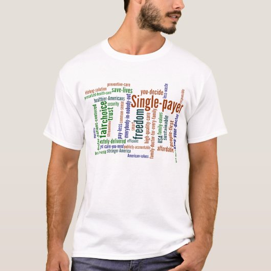 Word Cloud T-shirt (Voorkant)